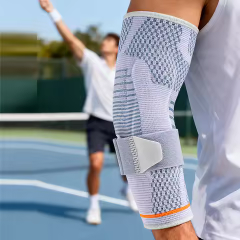 1PC Elbow Compression Sleeve for Tendonitis,Bursitis Elbow Pad Brace,Elbow Brace with Gel Pad for Ol