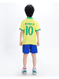 2024 Newaldult childrens clothing set Football sport Uniforms boy girl Neymar 10 Fans Jersey  Traini