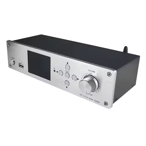 HDMI 5.1 Decoder 2.0 Switcher 2x1 Audio Extractor ARC SPDIF Optical Coaxial PC-USB AUX USB Flash Dri