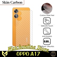 Carbon back sticker for Oppo F5 / F7 / F9 / F11 / F11 pro / a37 / A71 / A83 a16 a16k a17 a17k ....