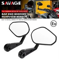 2024 MT-09 Handlebar End Mirror E9 For YAMAHA MT09 SP 2021-2025 2023 MT09SP Adjustable Motorcycle Ba