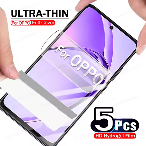 5PCS Screen Protector For OPPO A40 A40m A98 A97 A96 A79 A78 A76 A59 A58 A56 A17 A17K A60 A80 A38 A3 