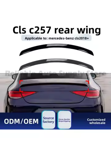 For Mercedes CLS Class C257 CLS260 300 350 2018+ AMG Rear Spoiler Roof Wing High Quality Performance