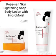 ✚Kojie•san Skin Lightening Soap 135 gr+ Body Lotion with HydroMoist 100grams