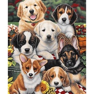 Dogs 5D DIY Diamond Painting Kits DIY Full Drill Diamond Painting Art Kits Diamond