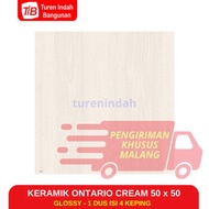 KERAMIK ONTARIO CREAM 50X50 - KERAMIK LANTAI - KERAMIK UKURAN 50 X 50 