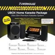 [SG] Powerhouse Slim Home Karaoke System + Powerhouse Touchscreen Jukebox KTV System / Karaoke Box - Karaoke Set