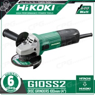 [New! พร้อมด้ามจับ] HIKOKI (HITACHI) เครื่องเจียรไฟฟ้า หินเจียร์ ลูกหมู 4 นิ้ว (กำลัง600W) รุ่น G10S
