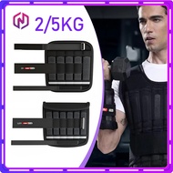 2Pcs Wrist and Ankle Weight Straps Adjustable for Gym Strength Training Wrist Weight Ankle Weights