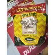 Ketupat Nasi Mini Rasa Enak 33 pek kecil 650 gram.