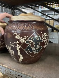 台灣製造15斤木蓋米甕  NO.1（貨運寄）