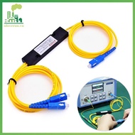 uloverun PLC Splitter APC 1X2 PLC Singlemode Fiber Optical Splitter /UPC PCL Splitter Internal Compu