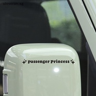 Uloverun 2pcs Mirror Decoration Sticker Passenger Princess Star Mirror Decal Sticker Rearview Mirror Car Vinyl Decoration Funny Car Decal SG