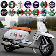 Lambretta 3D反光不干膠貼紙車身前擋風玻璃改裝裝飾配件貼紙適用於蘭博萊塔X300 V200 V125