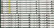12PCS 6LED Strip 46-3535LED-72EA-L 46-3535LED-72EA-R D1GE-460SCA-R3 D1GE-460SCB-R3 for LH46MDCPLGC