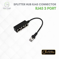 Spliter LAN Hub 3 Port RJ45 Splitter Cable UTP FTP CAT5 CAT 6 Connector