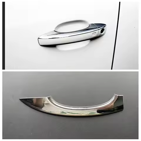 1/2PCS Front Exterior Left Right Door Handle Chrome Cover Trim For Audi Q5 8R SQ5 Quattro 2010-2017 