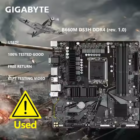 GIGABYTE B660M DS3H DDR4 Rev.1.0 Motherboard Micro-ATX ,Intel B660 Chipset