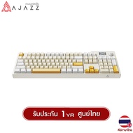 คีย์บอร์ดเกมมิ่ง Ajazz AK35i V2 Max Mirror Moon Gift Switch TFT Screen Gasket Tri-Mod Mechanical Key