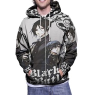 Black Butler Hoodie Jacket SKU-7434106517569 Zipper Hoodie (Zipper) Fullprint Hoodie Polyester Jerse
