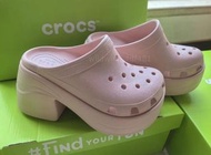 Crocs 洞洞鞋 高跟厚底涼鞋 沙灘鞋