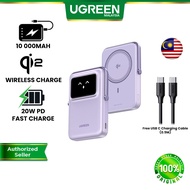 UGREEN Uno Magnetic PowerBank 10000mAh 15W Wireless Portable Charger USB C PD 20W Battery Pack Magsa