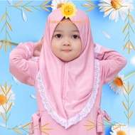 Children's lace headscarf 0-2 years old/hijab lace children 0-2 years old/hijab newborn