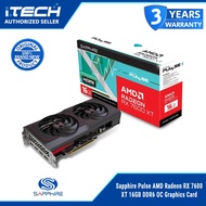 Sapphire Pulse AMD Radeon RX 7600 XT 16GB DDR6 OC Graphics Card
