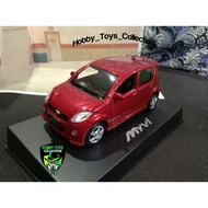 Myvi Meroon diecast mini