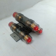Universal car audio fuse fuse holder single 60 amphere AUDIO fuse TUBE 60 AMPERE SMOKE