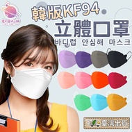 [Taiwan Store] Korean Version KF94 Mask Fish Mouth Shape Breathable Net Beauty Must-Have Non-Medical