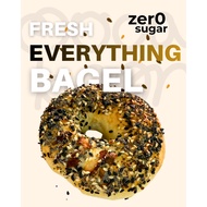 Moca Bear Everything Bagel No Sugar 100g- Bagel Campuran Tanpa Gula