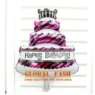Mini cake foil balloon / 3-tier cake balloon / mini cake balloon / cake balloon / HBD cake balloon /