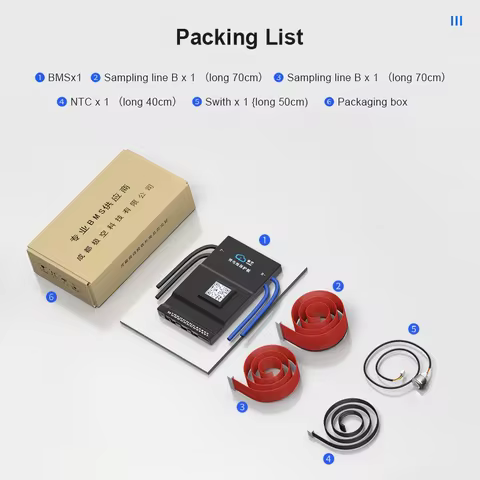 JIKONG Jk Bms BD6A20S12P Active Balance Bms 8S 10S 12S 16S 17S 20S 24S Smart Bms 60A 100A 150A 200A 