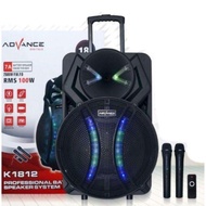Speaker Aktif Portable Meeting Advance K1812 Advance K 1812 18 Inch