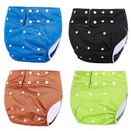 Adult Washable Diapers Waterproof Diapers Elderly Washable Leakproof Cloth Diapers Adjustable Pocket Nappies Adult Diapers Incontinence