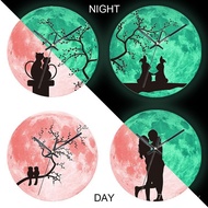 Luminous Living Room Couple Wall clock Wall clock Household clock Fashion clock Moon Wall clock Crea