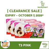 Kinder Joy T3 Pink 60g (Set of 3) Expiry October 7, 2025