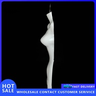 pe Female Mannequin Injection-molded Adjustable Plastic Female Half Body Mannequin Form for Display