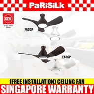 (Bundle)(FREE INSTALLATION) KDK E48GP + F40GP Ceiling Fan with LED Light
