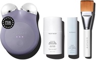 NuFACE MINI+ Microcurrent Facial Device Kit - FDA Cleared Face Sculpting & Skin Tightening Device to