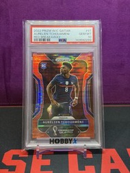 21/99 2022 Prizm World Cup Aurelien Tchouameni Purple  Breakaway Prizm PSA10 /99 #97