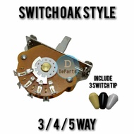 Oak Grrigsby style 3-way Switch 4-way/ 5-way/ for guitar and bass