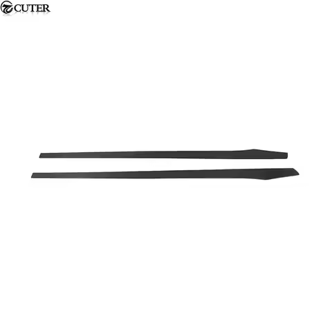 Universal Carbon Fiber Side Skirts For BMW E92 F30 F80 M3 F82 M4 Benz W204 W205 C63 Audi A4 A5 A7 Rs
