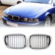Chrome Front Kidney Grill Mesh Grille for BMW E39 1995-2003 5 Series