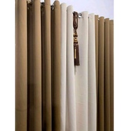 7Ft,3in1 plain curtain 60x85inches(150x215cm)8 rings curtain