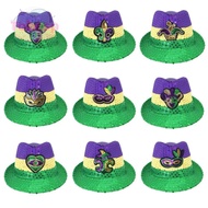 TOHESP Carnival Hats, Hip Hop Glitter Hip Hop Jazz Hat,  Cosplay Sequin Performance Props Kids Adult