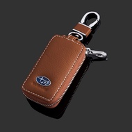 SUBARU SUBARU Dedicated Genuine Leather Key Case Forester BRZ XV Forester XV STi Outback Zipper Key 