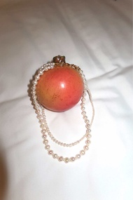 Valleydarley - Double layer Olivine freshwater pearl necklace