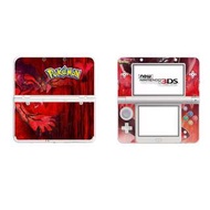 全新Pokemon New Nintendo 3DS 保護貼 有趣貼紙 全包主機4面